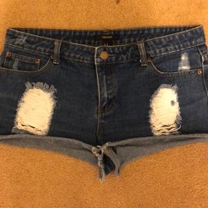 Forever 21 jean shorts